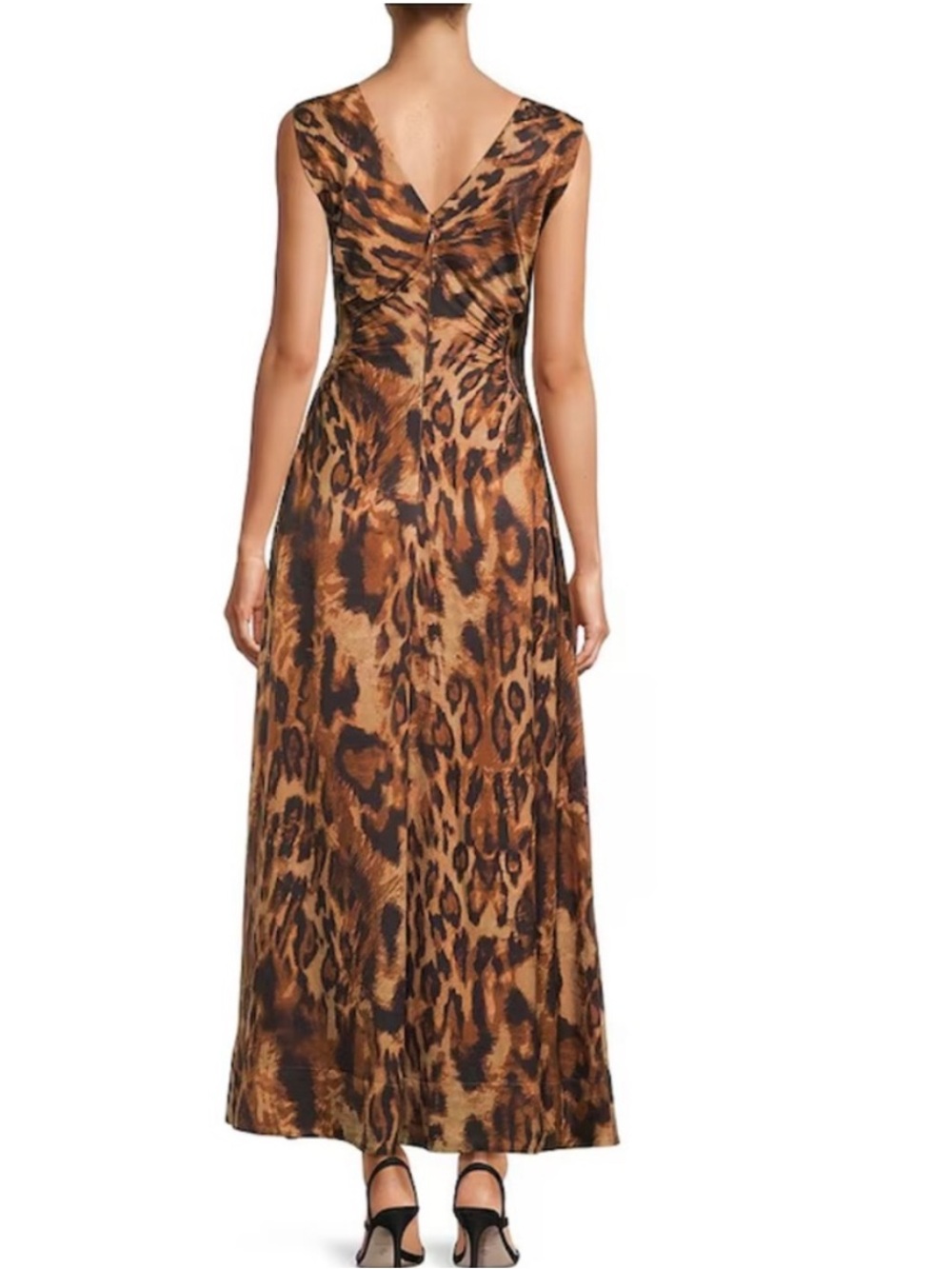 NWT Antonio Melani
Kristen Leopard Print Boat
Neck Sleeveless Blouson Dress - Picture 2 of 3